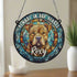 Shar Pei Memorial Stained Glass Effect Suncatcher
